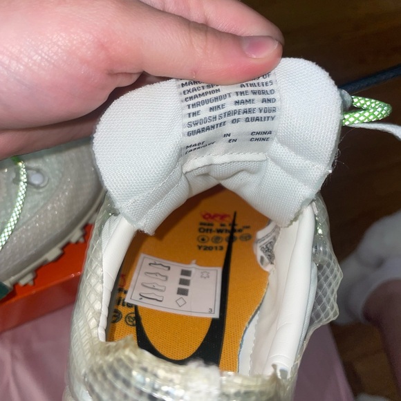 Nike X Off-White Waffle Racer SP "Electric Green" Sneakers - Picture 12 of 16